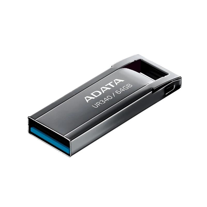 ADATA Lapiz USB UR340 64GB USB 3.2 Metal Black - detalle
