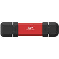 SP Memoria USB DS72 250GB USB A+C 3.2 Gen2 Rojo