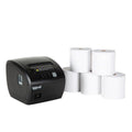 Kit de impresora térmica de tickets TP7001 + 5 rolos 80