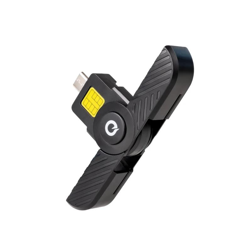 Tooq TQR-3011B Lector DNIe USB-C 2.0 Negro - detalle