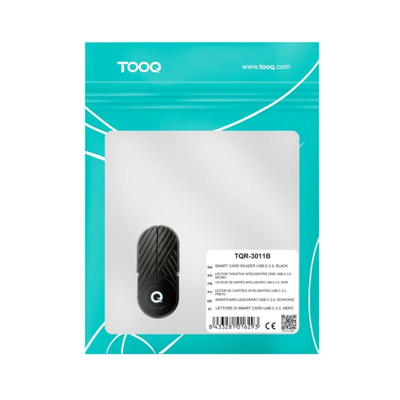Tooq TQR-3011B Lector DNIe USB-C 2.0 Negro - detalle