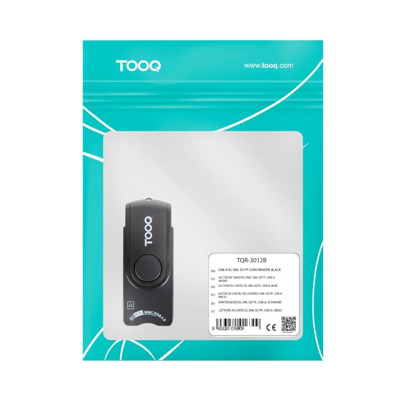 Tooq TQR-3012B Lector DNIe, SIM, SD/TF, USB-A - detalle
