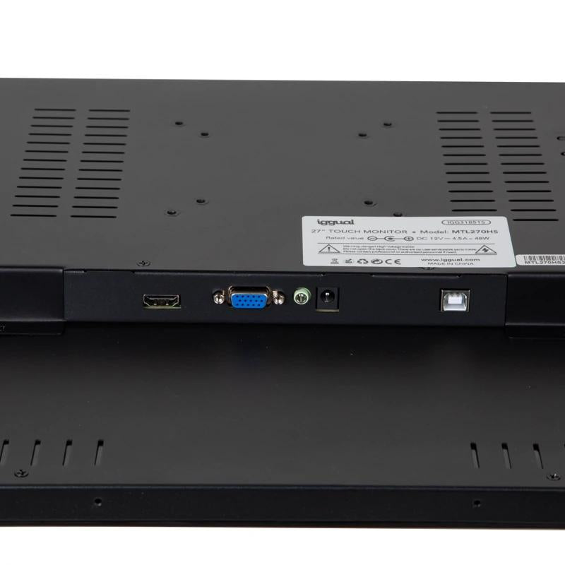 Monitor LED táctil capacitivo FHD de 27" iggual IP65