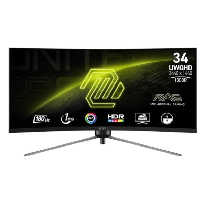 Monitor MSI MAG345CQR para xogos de 34" WQHD 180h DP HDMI C 