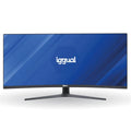 Monitor curvo Iggual de 34" UWQHD de 1 ms, 2 DP, 2 HDMI, MM AA