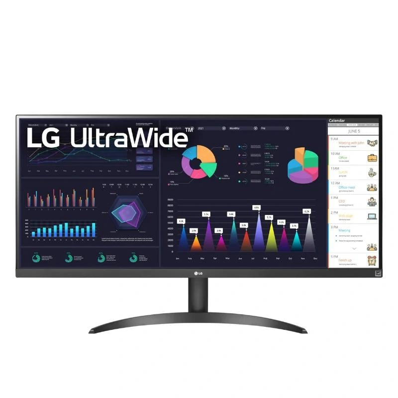 Monitor LED LG 34WQ500-B IPS de 34" WQHD 2xHDMI 
