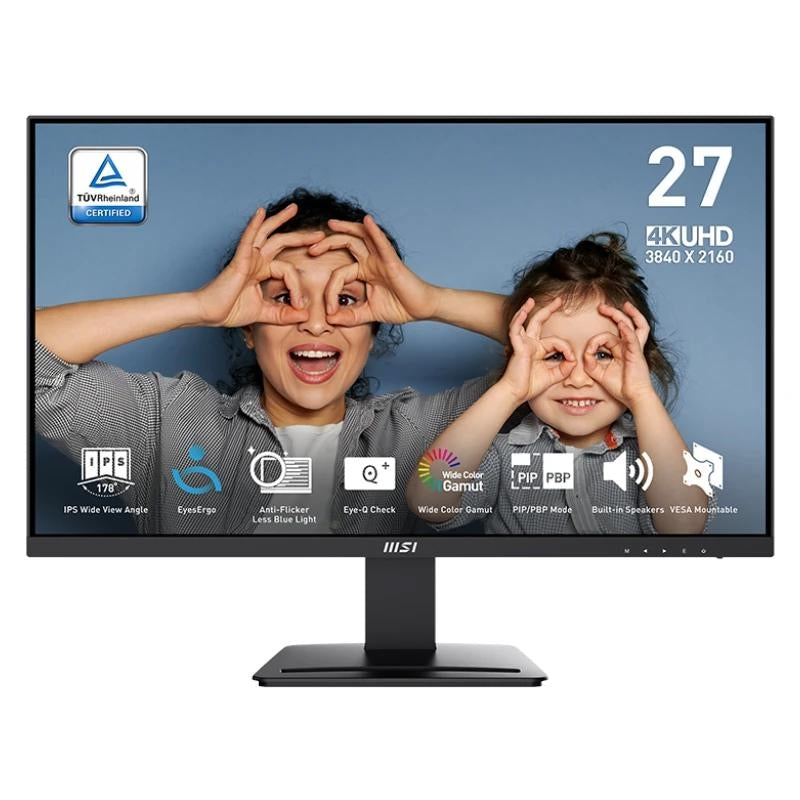 Monitor MSI MP273U de 27" IPS 4K 2xHDMI DP MM 