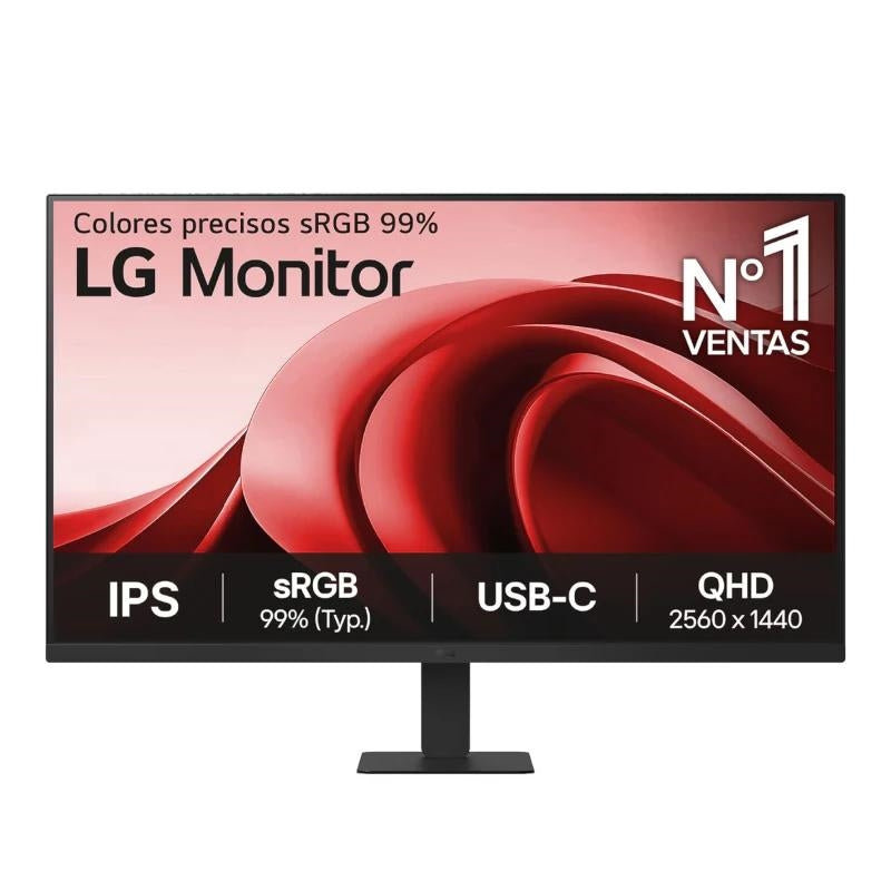 Monitor LG 32U631A-B de 32 polgadas IPS QHD 100 Hz HDMI USB-C 
