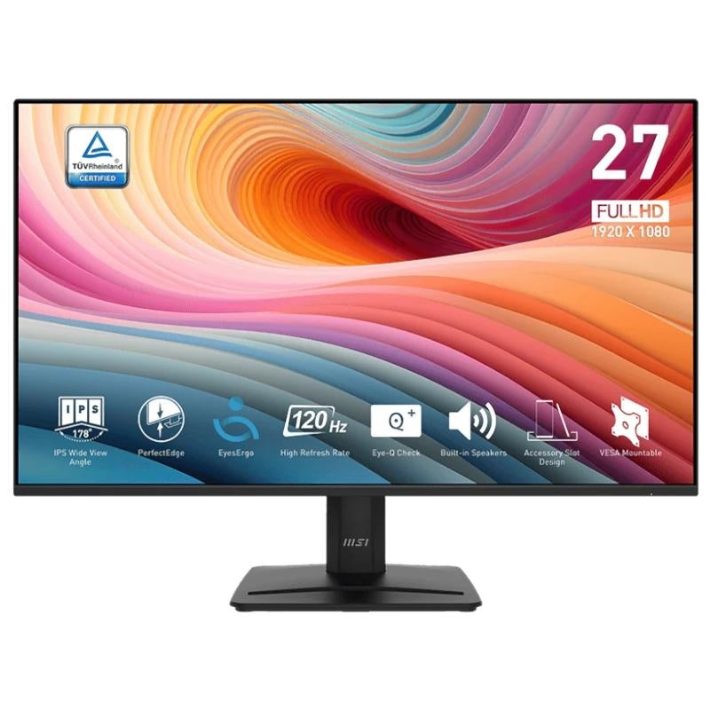 MSI MP275 E2 Monitor 27" IPS 120Hz VGA HDMI DP MM 
