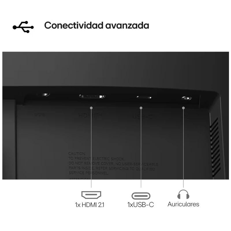 Monitor curvo LG 24U421A-B de 23,8" FHD 1xHDMI 