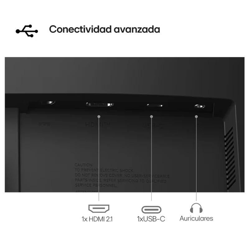 Monitor curvo LG 27U421A-B de 27" FHD 1xHDMI 