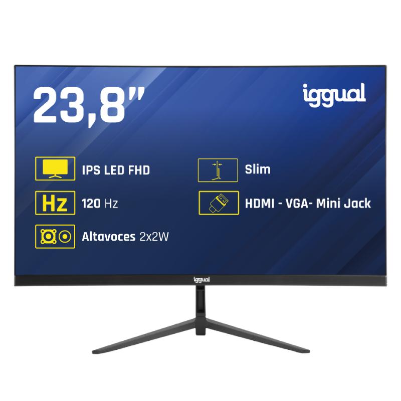 iggual Monitor 24" IPS 1ms FHD 120Hz VGA HDMI MM - detalle