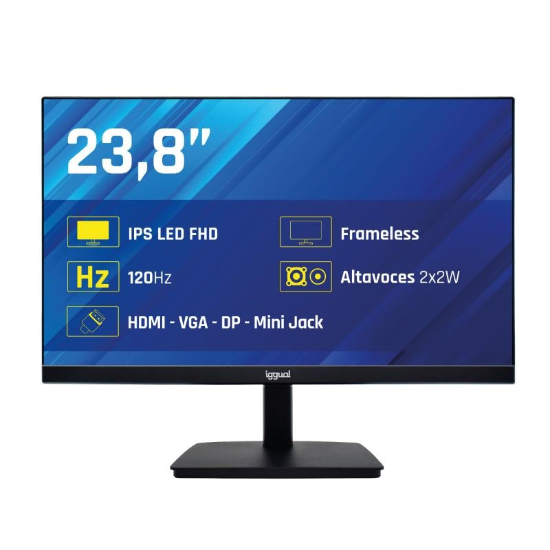iggual Monitor 24" 120Hz 1ms MM VESA Mini PC