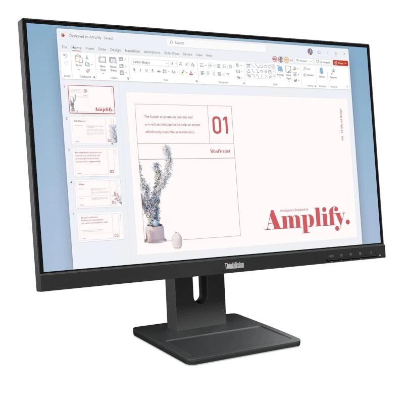 Lenovo TV E24-40 Monitor 23.8" FHD IPS Multimedia - detalle