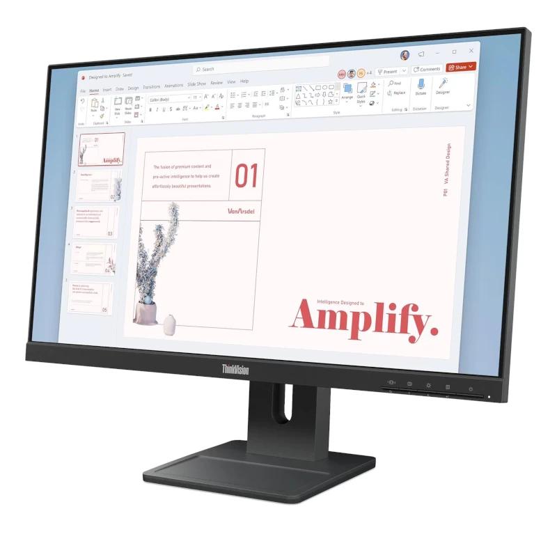 Lenovo TV E24-40 Monitor 23.8" FHD IPS Multimedia - detalle
