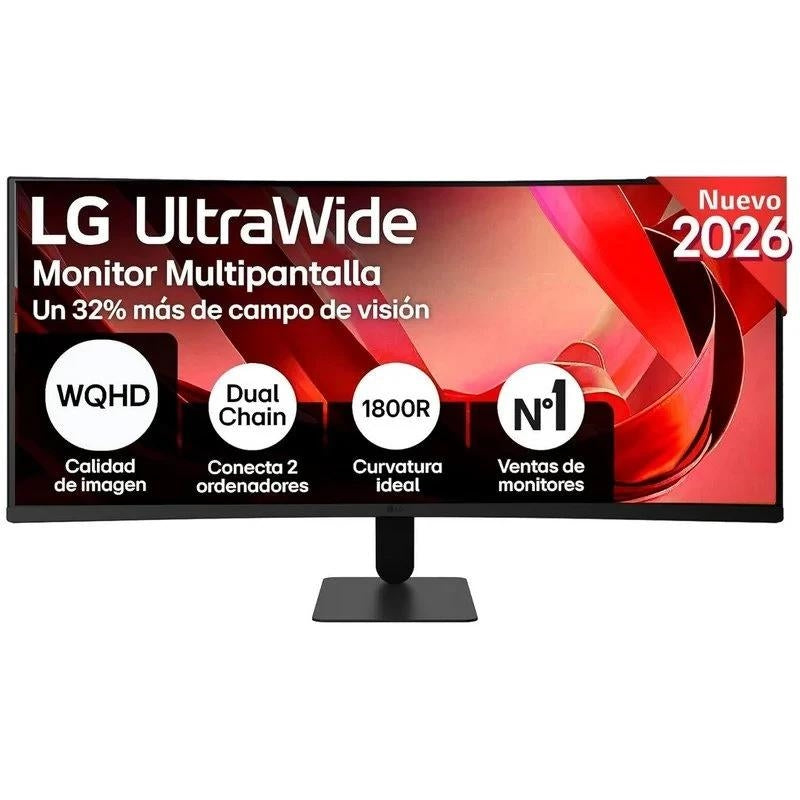 LG 34U601B-B Monitor 34" WQHD 120hz HDMI Curvo