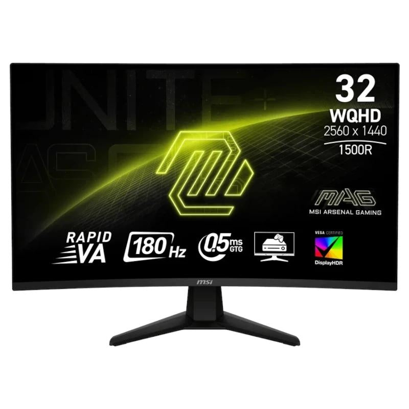 MSI MAG32CQ6F Monitor 31.5" WQHD 180Hz HDMI cur