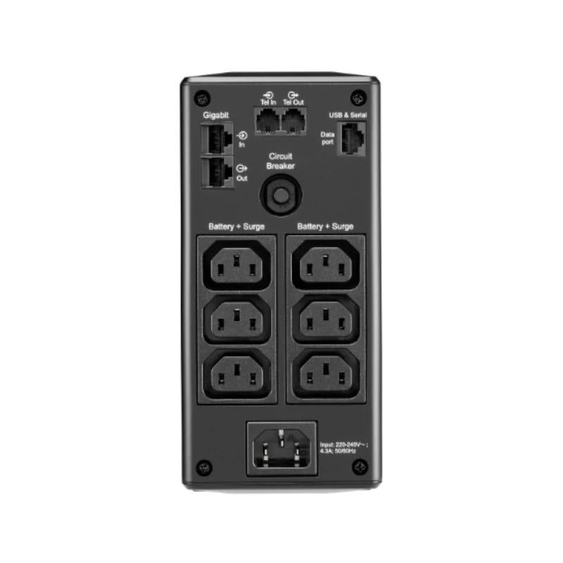 APC Back UPS Pro BR 650VA 6 Outlets AVR - detalle