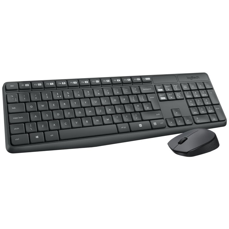 Logitech MK235 Teclado y ratón Inalámbrico Gris - detalle
