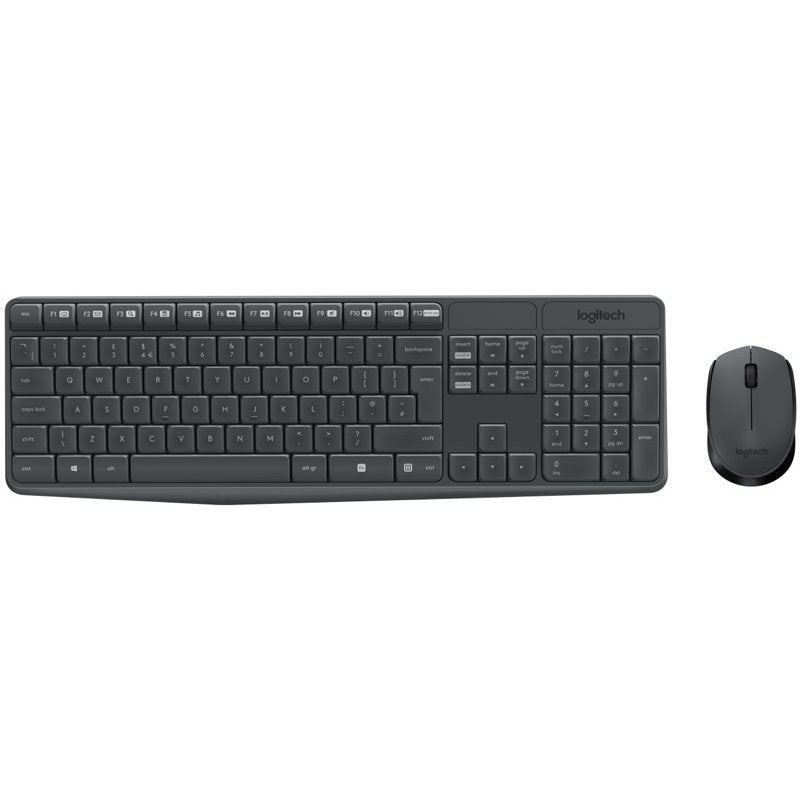Logitech MK235 Teclado y ratón Inalámbrico Gris - detalle