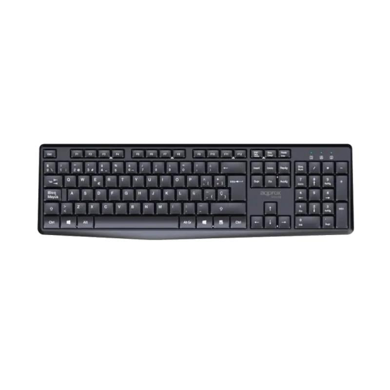 APPROX Teclado+raton inalamb X420B 1000DPI Negro