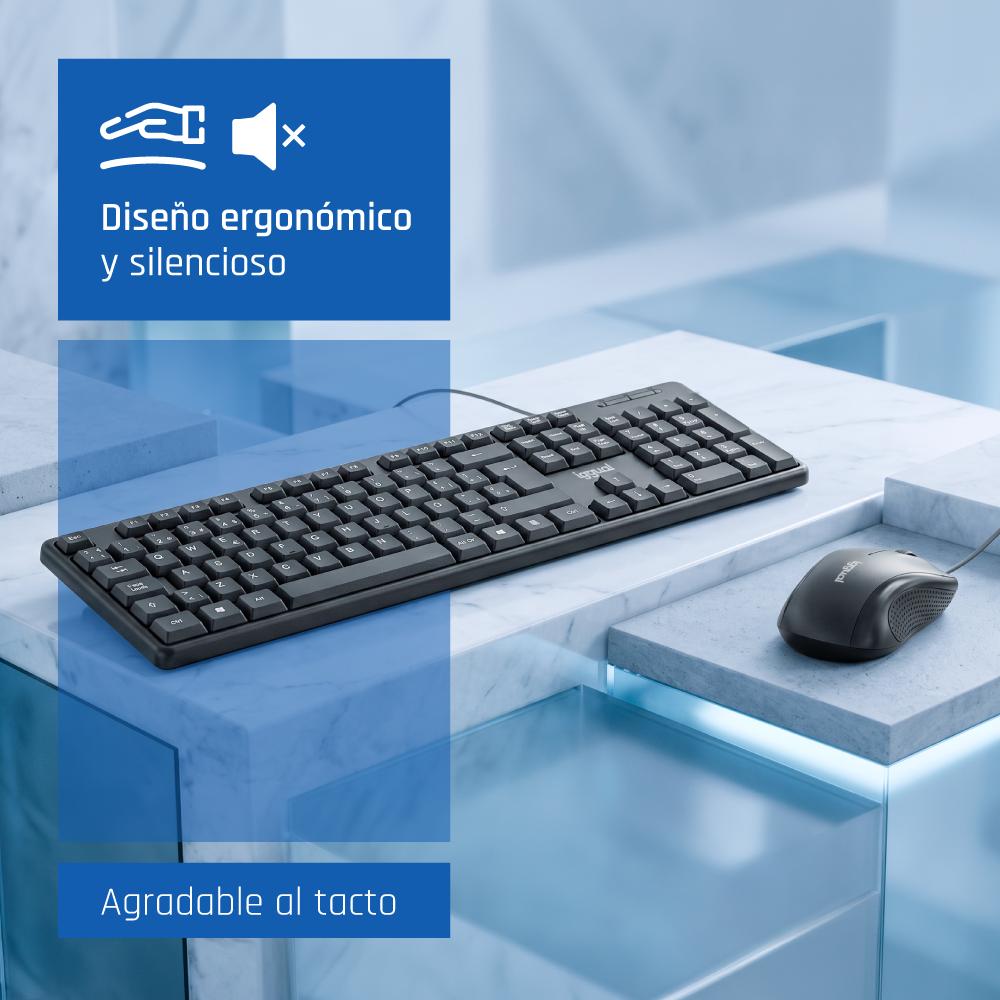 iggual Kit teclado y ratón COM-CK-STANDARD negro - detalle