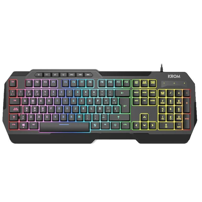 KROM KENTA PC Combo Gaming 4 en 1 RGB Negro - detalle