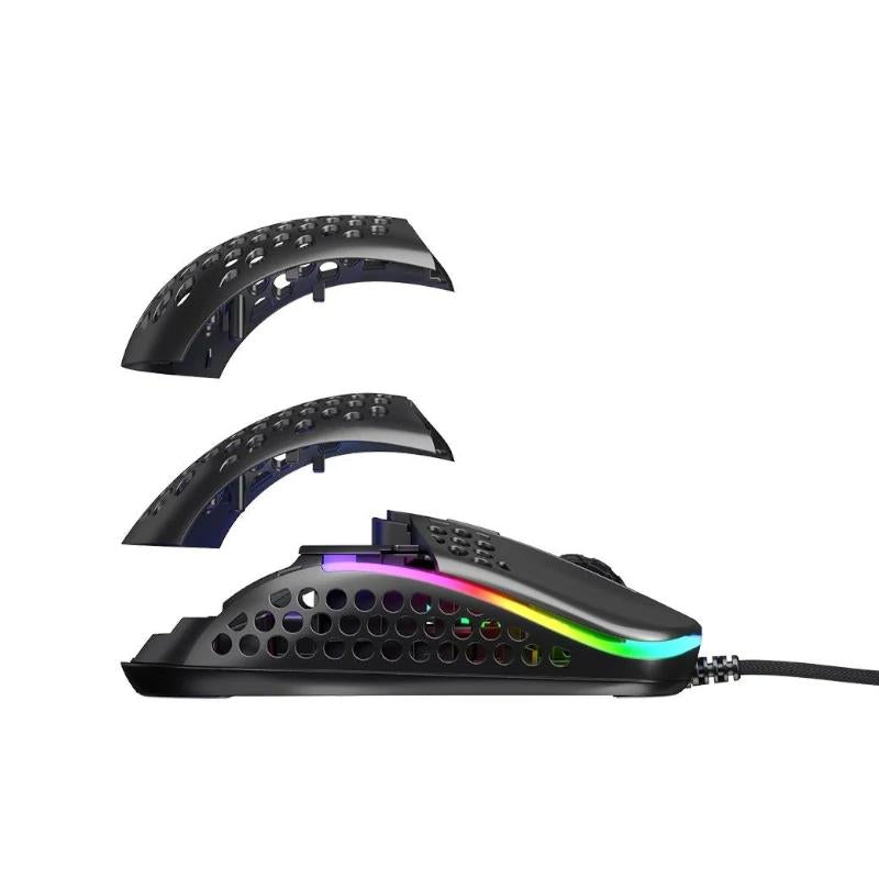 Cherry Xtrfy Ratón RGB 400-16.000 dpi USB Black - detalle