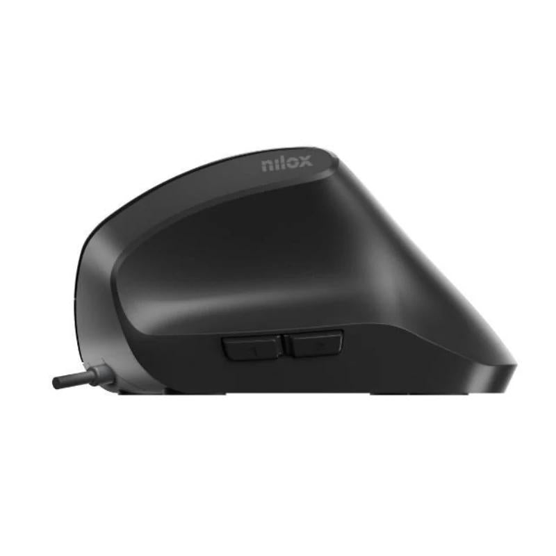 Nilox Ratón Vertical 3600 DPI, 6 botones, negro - detalle