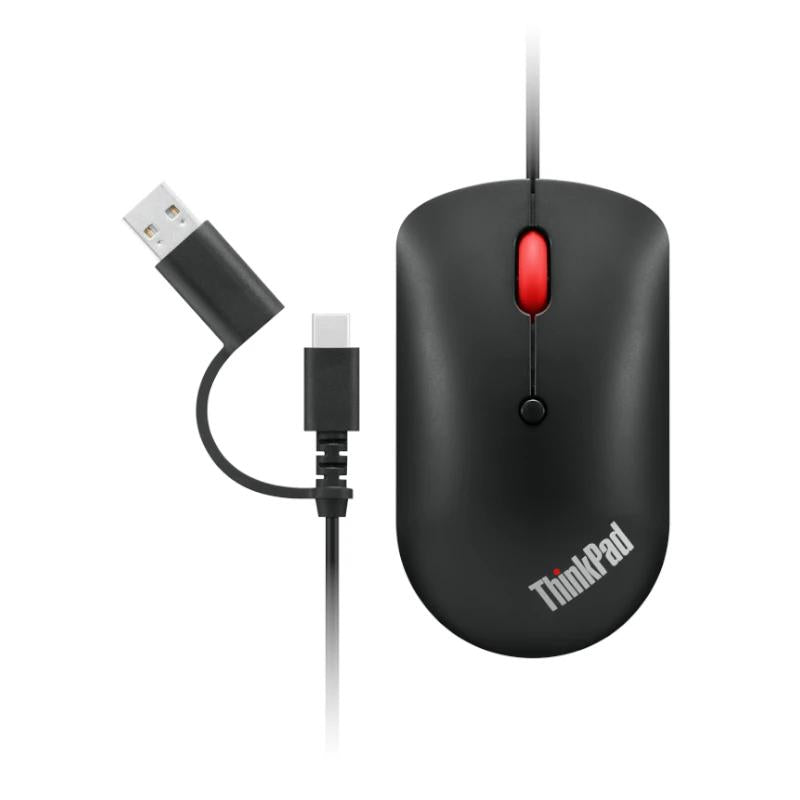 Lenovo Ratón compacto con cable ThinkPad USB-C - detalle