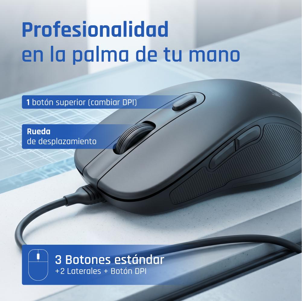 iggual Ratón USB OFFICE-ELITE-PRO-6D 3600DPI - detalle