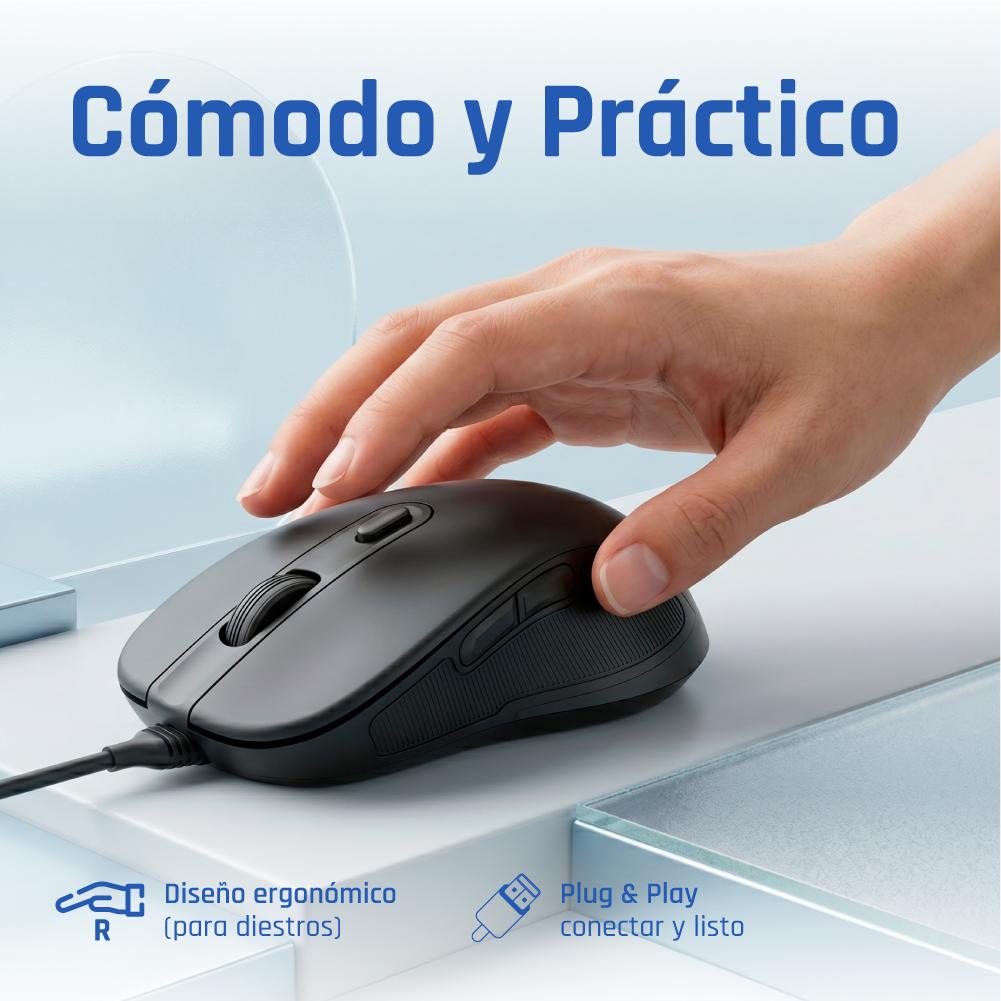 iggual Ratón USB OFFICE-ELITE-PRO-6D 3600DPI - detalle