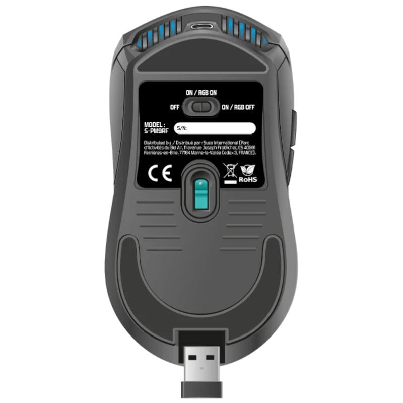 Spirit of Gamer Raton Inalambrico Pro M9 Rgb - detalle