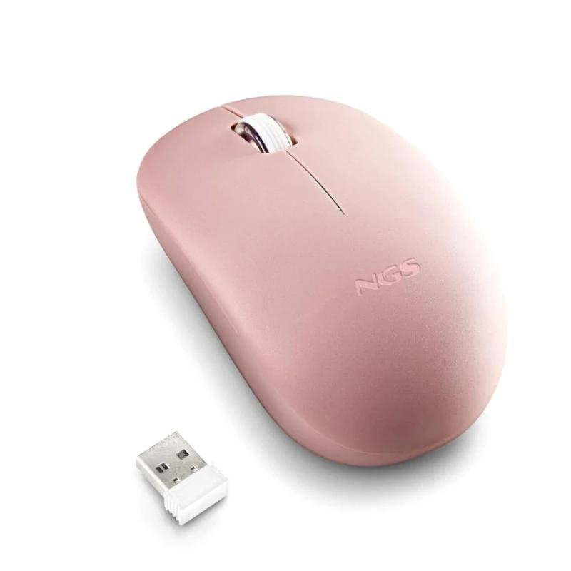NGS Raton Fogpro Inalambrico Rosa - detalle