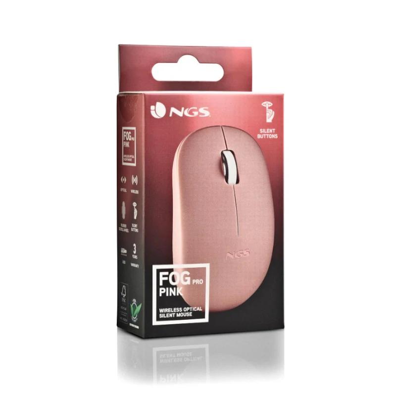 NGS Raton Fogpro Inalambrico Rosa - detalle