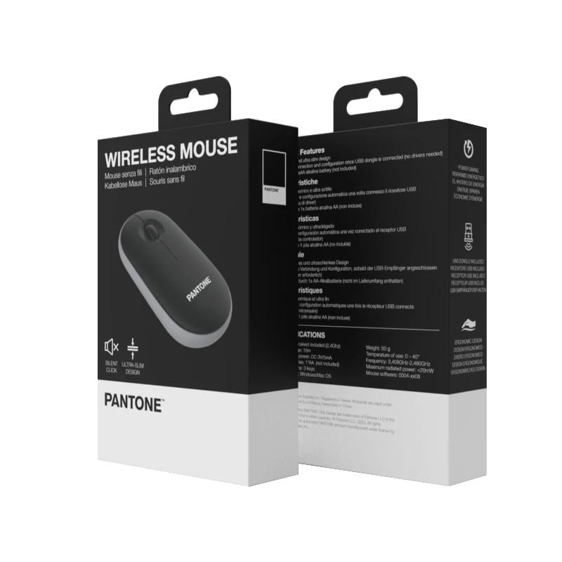 Celly Raton Pantone Inalambrico Negro Click silen. - detalle