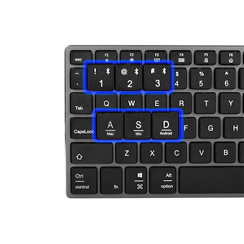 NGS  FORTUNE Teclado inala. multidispositivo  BT - detalle