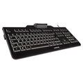 Teclado Cherry + lector de chips integrado (DNIe) negro 