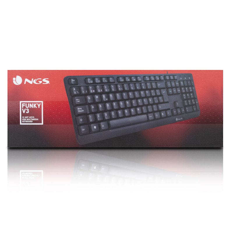 NGS Teclado Multimedia FUNKY V3 - detalle