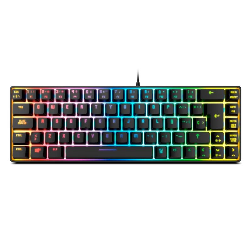 KROM KALISTA | Teclado mini RGB membrana - detalle
