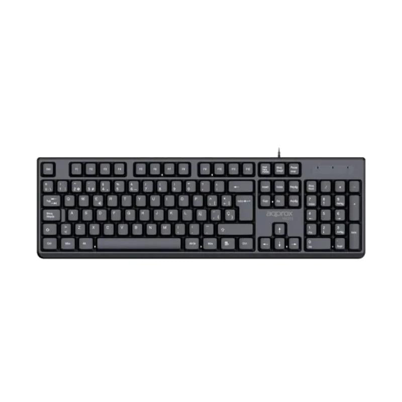 APPROX Teclado X205 USB 2.0 Negro - detalle
