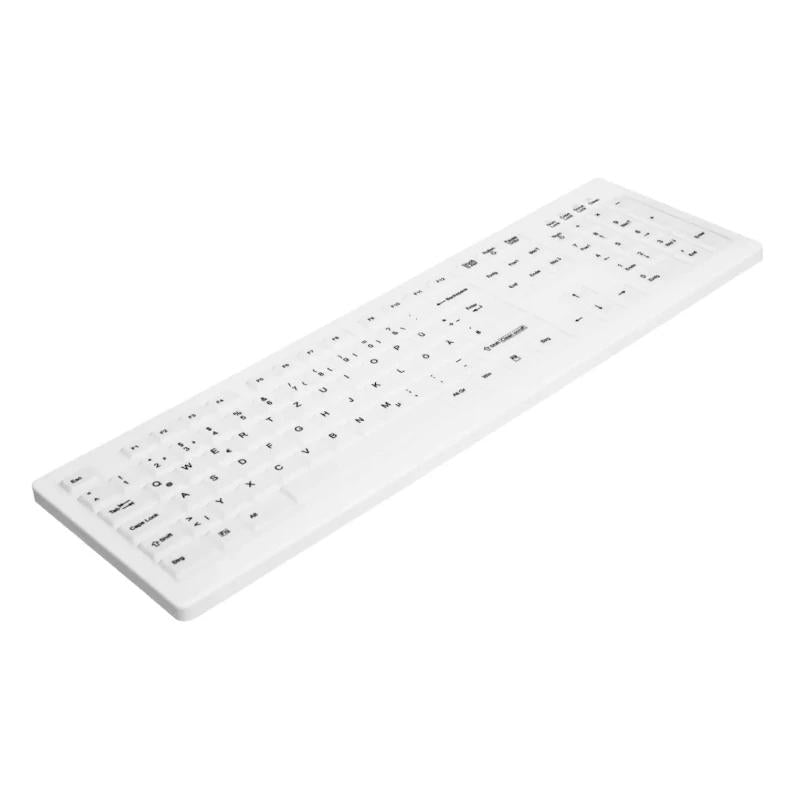 Cherry Teclado Lavable/Desinfectable USB Blanco