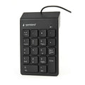 Gembird Teclado Numérico por cable USB Negro
