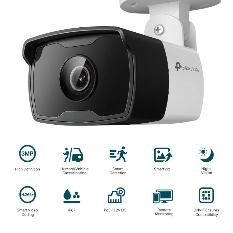 VIGI Cámara IP Bullet C330I 3MP Plástico IR 2.8mm - detalle