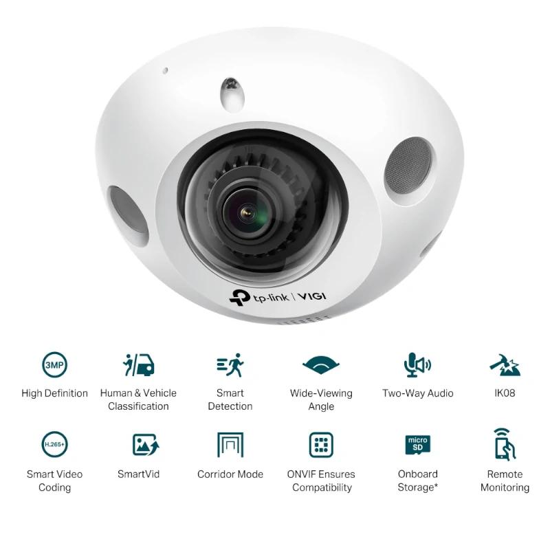 VIGI Cámara IP C230I Mini Dome 3MP Plástico IR 2.8 - detalle