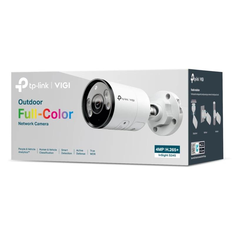 VIGI S345(4mm) Cámara NW Bullet 4MP Out Full-Color