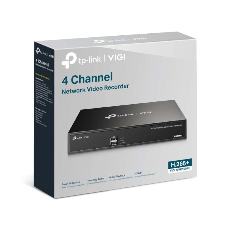 VIGI NVR1004H Grabador H.265+ 4 C 1x10/100 1xHDMI - detalle