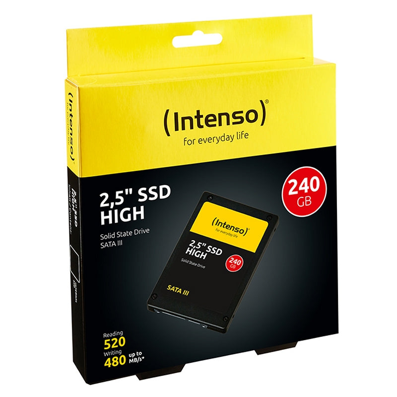 Intenso 3813440 HIGH SSD 240GB 2.5" Sata3 - detalle