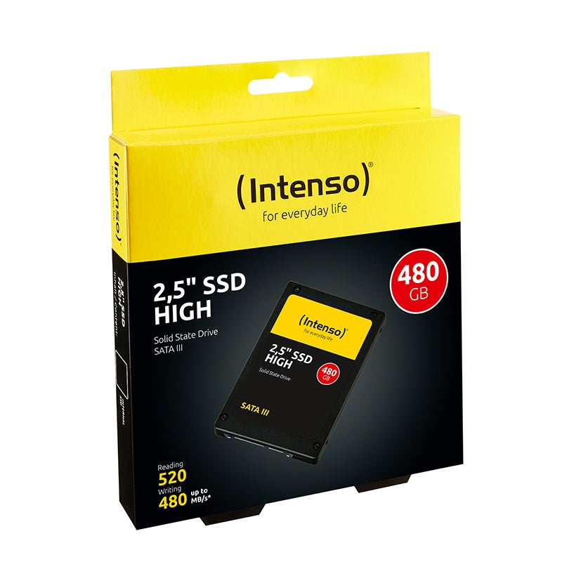 Intenso 3813450 HIGH SSD 480GB 2.5" Sata3 - detalle
