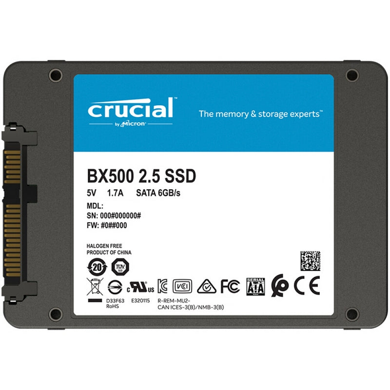 Crucial CT240BX500SSD1 BX500 SSD 240GB 2.5" Sata3 - detalle